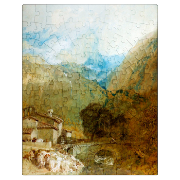 puzzleplate The Aiguillette, Valley of Cluses, Switzerland 100 Jigsaw Puzzle