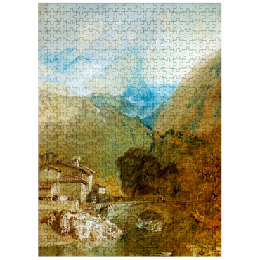 puzzleplate The Aiguillette, Valley of Cluses, Switzerland 500 Jigsaw Puzzle