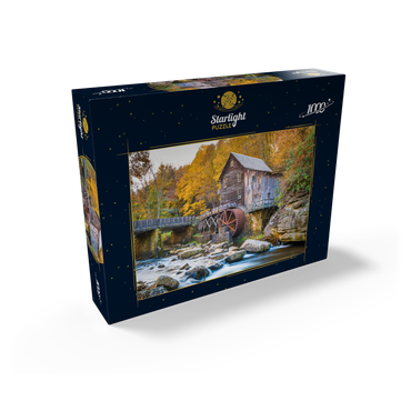 Babcock State Park, West Virginia, USA at Glade Creek Grist Mill during the fall season. 1000 Jigsaw Puzzle box view1