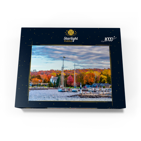Sister Bay town harbor view in Door County Wisconsin 1000 Jigsaw Puzzle box view1