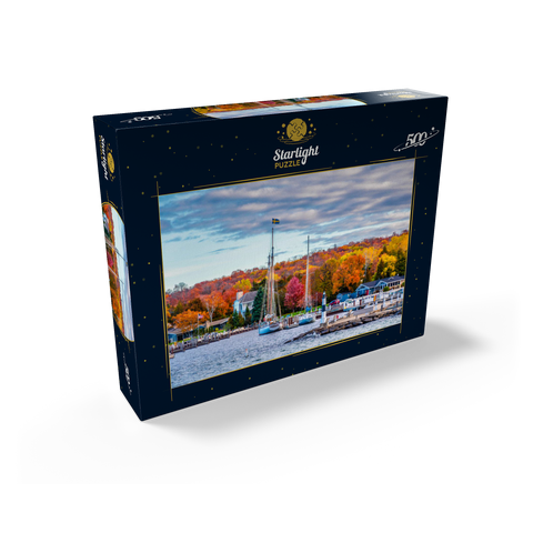 Sister Bay town harbor view in Door County Wisconsin 500 Jigsaw Puzzle box view1