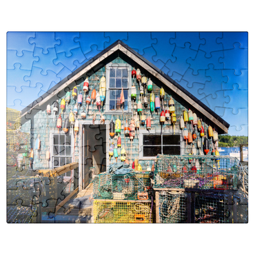 puzzleplate Bass Harbour on Desert Island in Maine USA 100 Jigsaw Puzzle