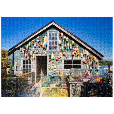 puzzleplate Bass Harbour on Desert Island in Maine USA 500 Jigsaw Puzzle
