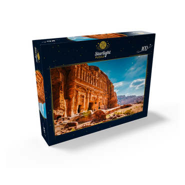 Beauty of rocks and ancient architecture in Petra, Jordan 100 Jigsaw Puzzle box view1