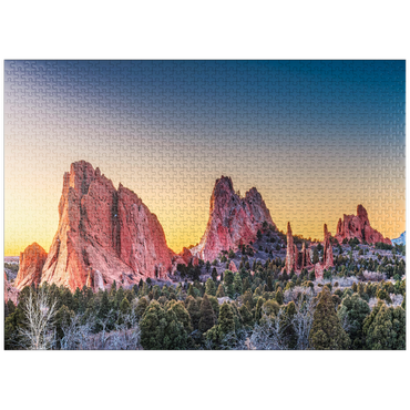 puzzleplate Garden of the Gods, Colorado Springs, Colorado, USA. 1000 Jigsaw Puzzle
