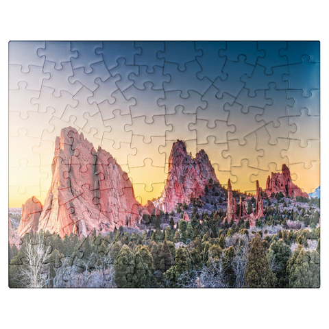 puzzleplate Garden of the Gods, Colorado Springs, Colorado, USA. 100 Jigsaw Puzzle