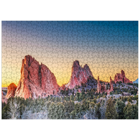 puzzleplate Garden of the Gods, Colorado Springs, Colorado, USA. 500 Jigsaw Puzzle