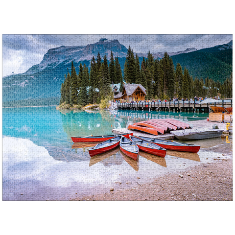puzzleplate Emerald Lake Yoho National Park Canada British Columbia 1000 Jigsaw Puzzle