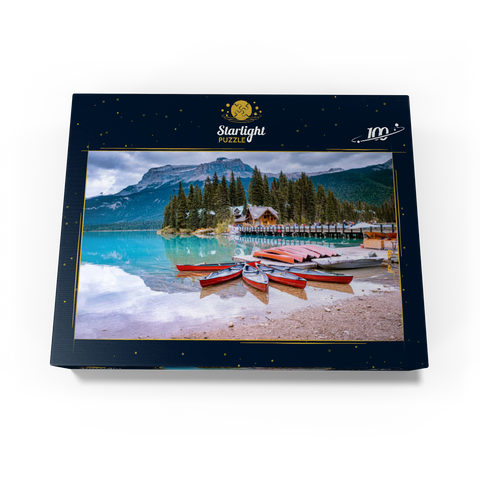 Emerald Lake Yoho National Park Canada British Columbia 100 Jigsaw Puzzle box view1