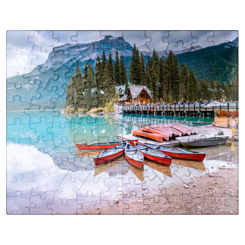 puzzleplate Emerald Lake Yoho National Park Canada British Columbia 100 Jigsaw Puzzle