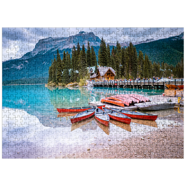 puzzleplate Emerald Lake Yoho National Park Canada British Columbia 500 Jigsaw Puzzle