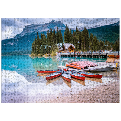 puzzleplate Emerald Lake Yoho National Park Canada British Columbia 500 Jigsaw Puzzle
