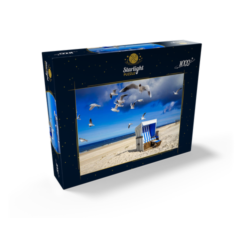 Beach in Westerland, Sylt, Germany 1000 Jigsaw Puzzle box view1