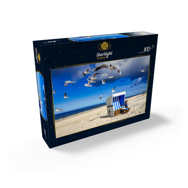 Beach in Westerland, Sylt, Germany 100 Jigsaw Puzzle box view1