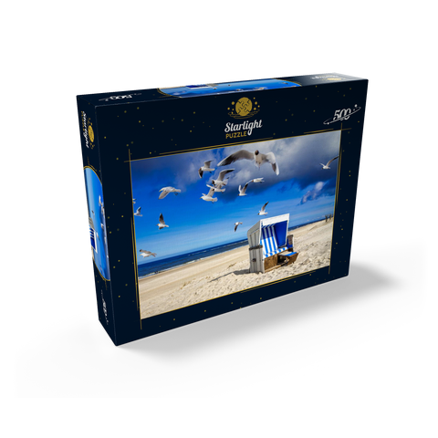 Beach in Westerland, Sylt, Germany 500 Jigsaw Puzzle box view1