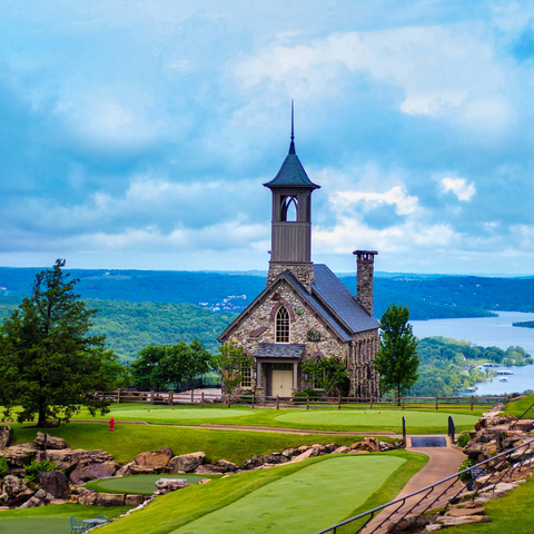 Church on the top of the rock in Branson Missouri 500 Jigsaw Puzzle 3D Modell