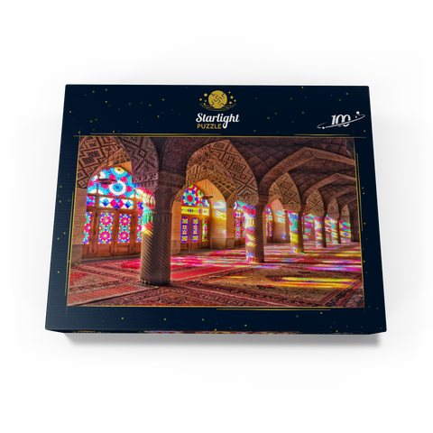 Nasir al-Mulk Mosque in Shiraz, Iran 100 Jigsaw Puzzle box view1