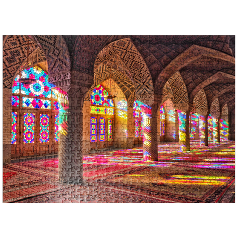 puzzleplate Nasir al-Mulk Mosque in Shiraz, Iran 500 Jigsaw Puzzle