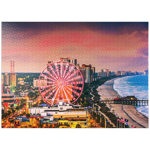 puzzleplate Myrtle Beach, South Carolina, USA City skyline. 1000 Jigsaw Puzzle