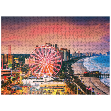 puzzleplate Myrtle Beach, South Carolina, USA City skyline. 500 Jigsaw Puzzle