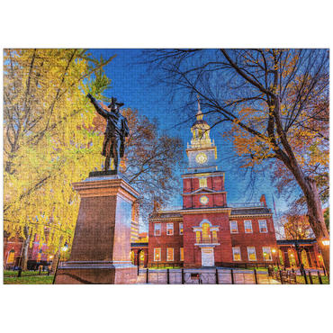 puzzleplate Independence Hall in Philadelphia, Pennsylvania, USA. 1000 Jigsaw Puzzle