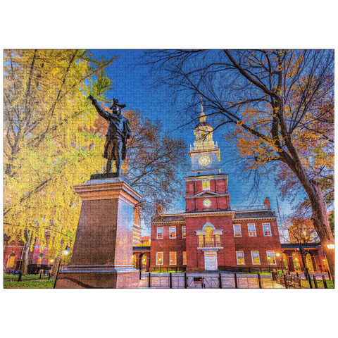 puzzleplate Independence Hall in Philadelphia, Pennsylvania, USA. 1000 Jigsaw Puzzle