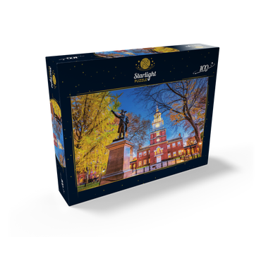 Independence Hall in Philadelphia, Pennsylvania, USA. 100 Jigsaw Puzzle box view1