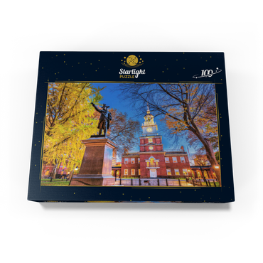 Independence Hall in Philadelphia, Pennsylvania, USA. 100 Jigsaw Puzzle box view1