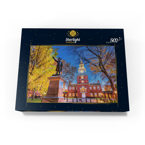 Independence Hall in Philadelphia, Pennsylvania, USA. 500 Jigsaw Puzzle box view1