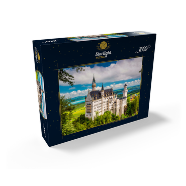 Neuschwanstein Castle on a summer day in Germany. 1000 Jigsaw Puzzle box view1