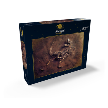 Dinosaurir fossil (Tyrannosaurus Rex) from archaeologists 500 Jigsaw Puzzle box view1
