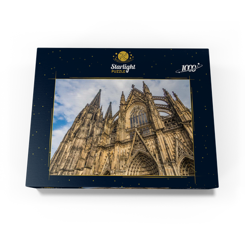 Cologne Cathedral, monument of German Catholicism and Gothic architecture in Cologne. 1000 Jigsaw Puzzle box view1