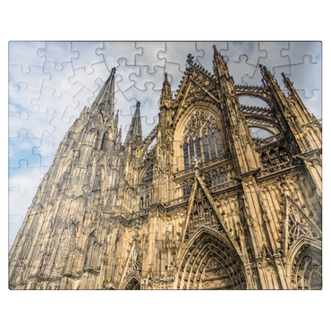 puzzleplate Cologne Cathedral, monument of German Catholicism and Gothic architecture in Cologne. 100 Jigsaw Puzzle