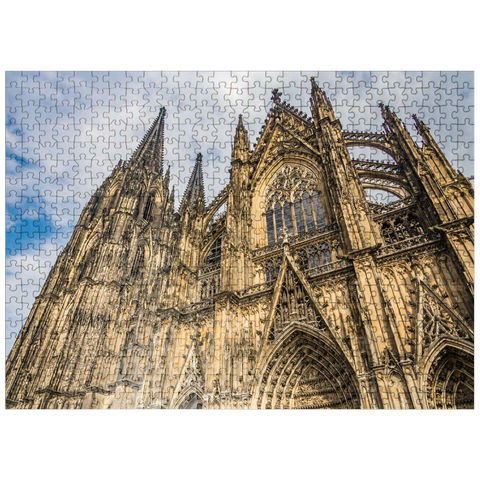puzzleplate Cologne Cathedral, monument of German Catholicism and Gothic architecture in Cologne. 500 Jigsaw Puzzle