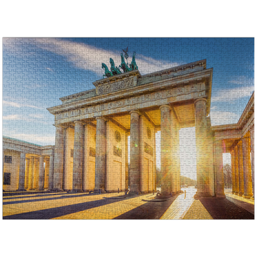 puzzleplate the famous Brandenburg Gate in Berlin, Germany 1000 Jigsaw Puzzle