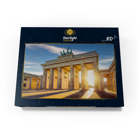 the famous Brandenburg Gate in Berlin, Germany 100 Jigsaw Puzzle box view1