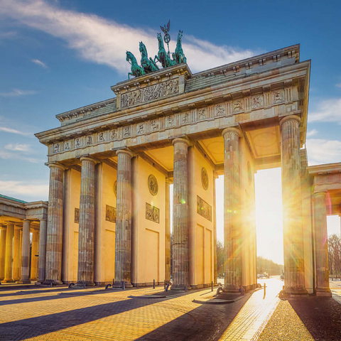 the famous Brandenburg Gate in Berlin, Germany 100 Jigsaw Puzzle 3D Modell