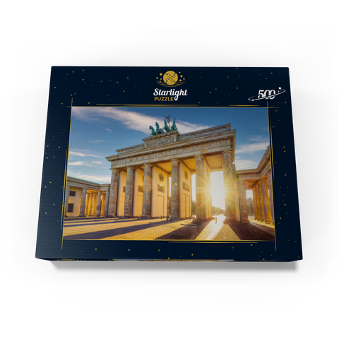 the famous Brandenburg Gate in Berlin, Germany 500 Jigsaw Puzzle box view1