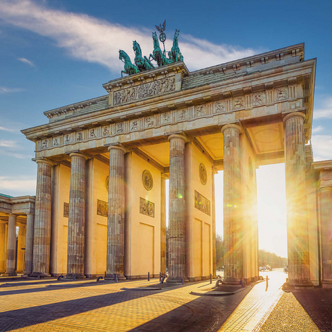 the famous Brandenburg Gate in Berlin, Germany 500 Jigsaw Puzzle 3D Modell