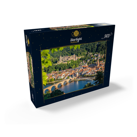 View of Heidelberg in summer, Germany 500 Jigsaw Puzzle box view1