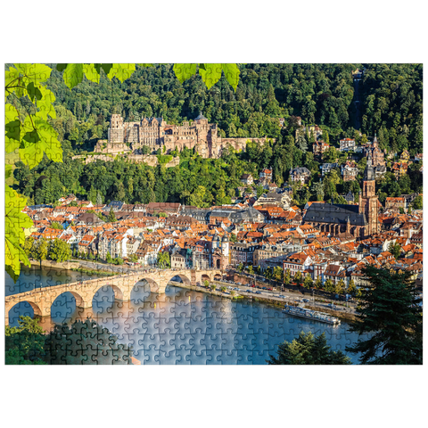 puzzleplate View of Heidelberg in summer, Germany 500 Jigsaw Puzzle