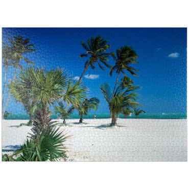 puzzleplate Beach at Key Biscayne, Miami, Florida, USA 1000 Jigsaw Puzzle