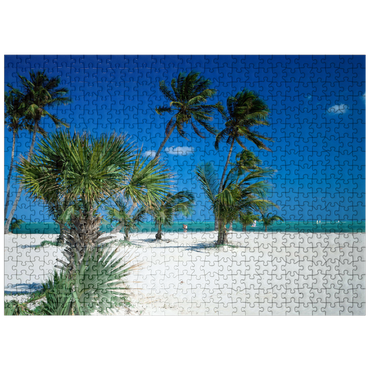 puzzleplate Beach at Key Biscayne, Miami, Florida, USA 500 Jigsaw Puzzle