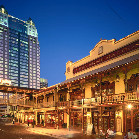 Church Street Station entertainment and shopping complex, Orlando, Florida, USA 500 Jigsaw Puzzle 3D Modell