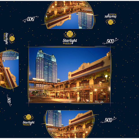 Church Street Station entertainment and shopping complex, Orlando, Florida, USA 500 Jigsaw Puzzle box 3D Modell