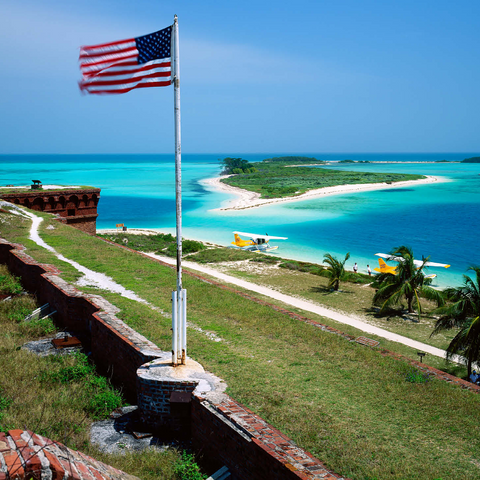 Fort Jefferson in Dry Tortugas National Park, Florida Keys, Florida, USA 1000 Jigsaw Puzzle 3D Modell