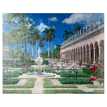 puzzleplate Inner courtyard of the Ringling Museum of Art in Sarasota, Florida, USA 100 Jigsaw Puzzle