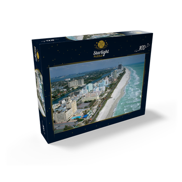 Art Deco Hotels on Ocean Drive, Miami Beach, Florida, USA 100 Jigsaw Puzzle box view1
