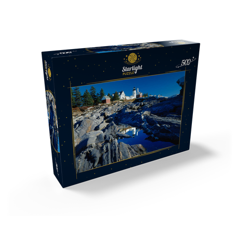Lighthouse at Pemaquid Point, Maine, USA 500 Jigsaw Puzzle box view1