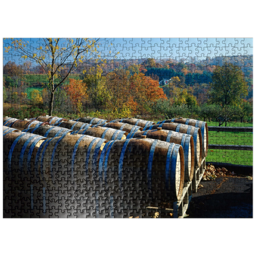 puzzleplate Hopkins Winery on the Connecticut Wine Route, Lake Waramaug, Connecticut, USA 500 Jigsaw Puzzle